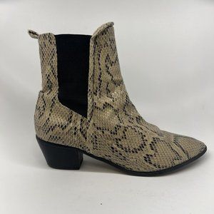 Report Signature Iggby Snakeskin Chelsea Boots